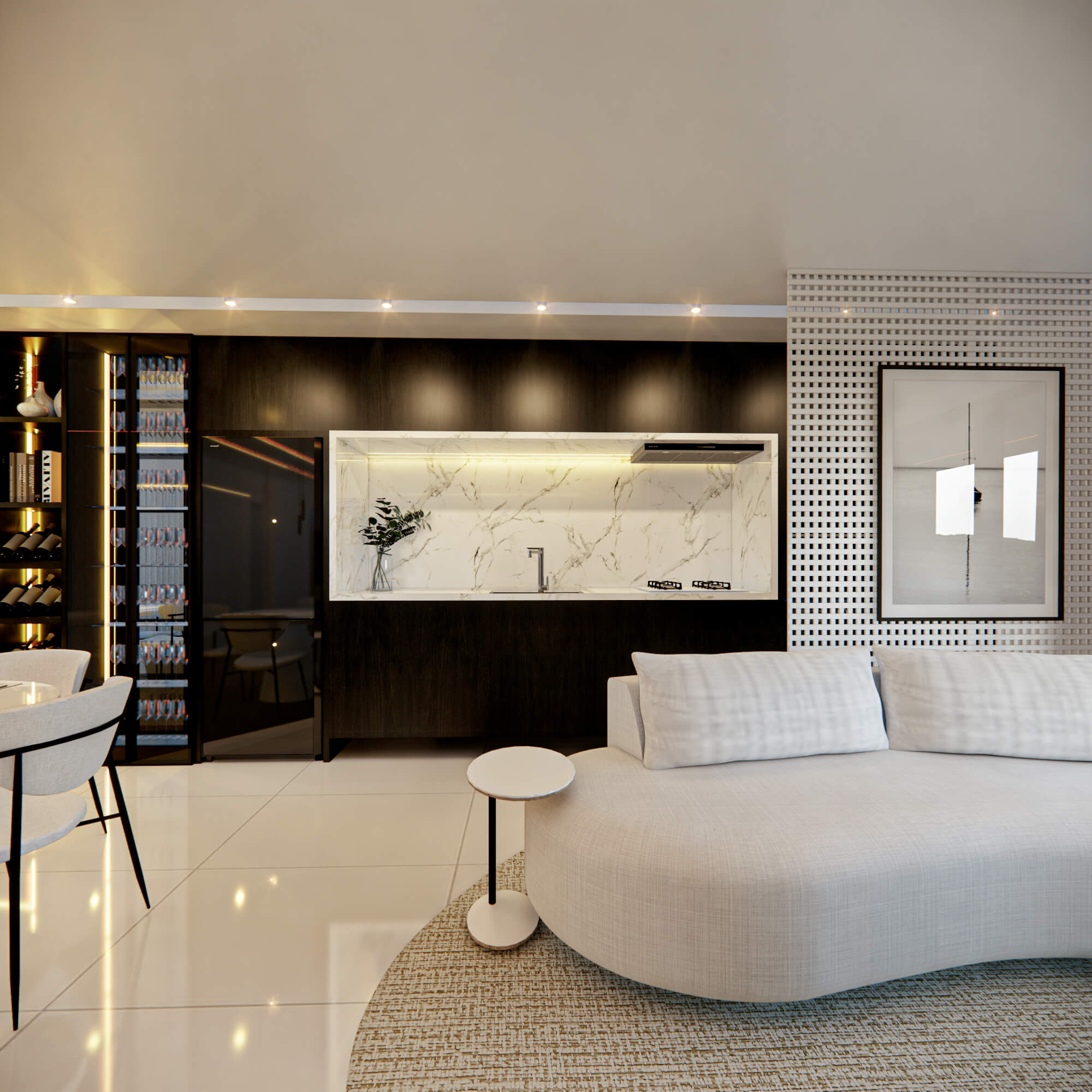 Apto Black White